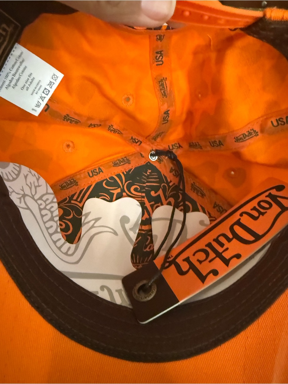 NWT Von Dutch Camo Trucker “Chris Brown” Snapback Cap - Picture 3 of 4